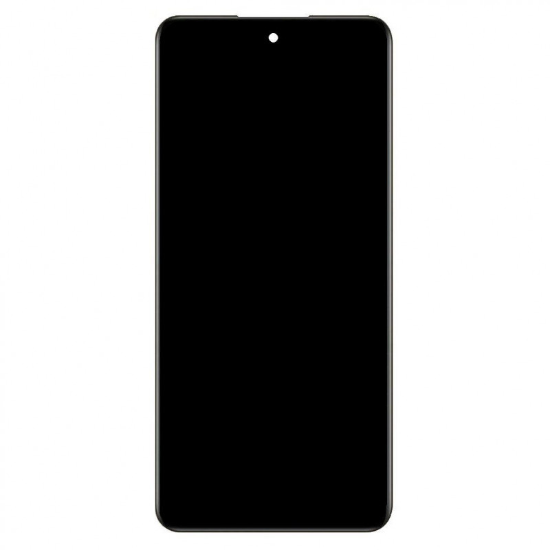 LCD with Touch Screen For Realme 12 Plus 5G - Black Display Glass Combo Folder